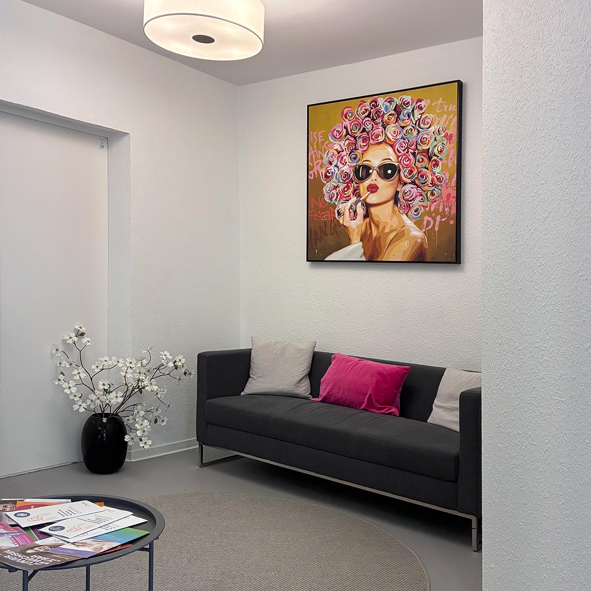 Wartebereich mit Sofa